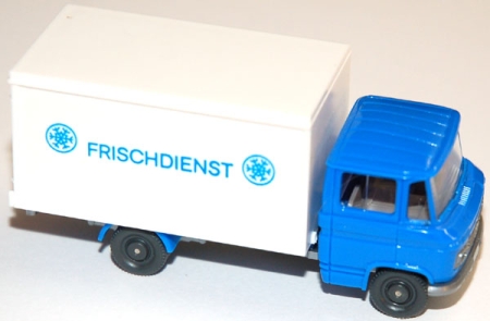 Mercedes-Benz L 608 Koffer Frischdienst signalblau