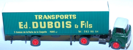 Berliet TAK 8 Koffer-Sattelzug "Transports Ed. DUBOIS & Fils"