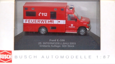 Ford E-350 Feuerwehr Intermodellbau 2003