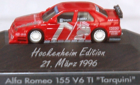 Alfa Romeo 155 V6 TI ITC 1996 JAS Tarquini #18 Hockenheim Editio