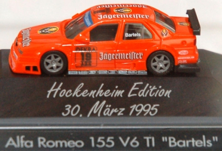 Alfa Romeo 155 V6 TI DTM 1995 Jägermeister Bartels #19 Hockenhei