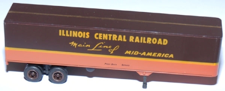 Piggyback Trailer 40`Illinois Central Railroad