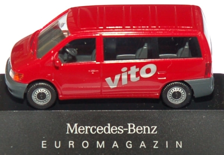Mercedes-Benz Vito Bus Kombi Euromagazin weinrot
