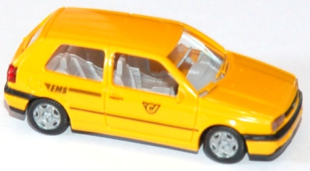 VW Golf 3 2türig Post Österreich gelb