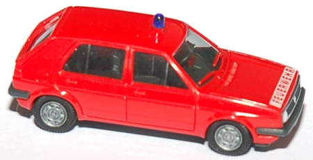 VW Golf II 4türig Feuerwehr rot
