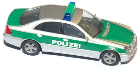 Mercedes-Benz E-Klasse (W211) Polizei Baden-Württemberg silber/grün