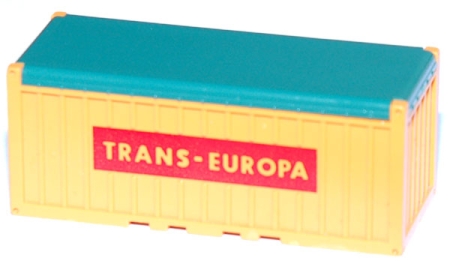Container open-top 20 ft.  Trans-Europa orange