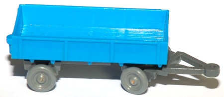Pritschen-Lkw-Anhänger 2achsig himmelblau