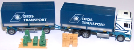 DAF 95 500 Wechselpritschen-Lastzug DFDS Transporte
