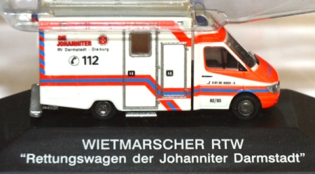 Mercedes-Benz Sprinter WAS RTW Die Johanniter, RV Darmstadt-Dieburg