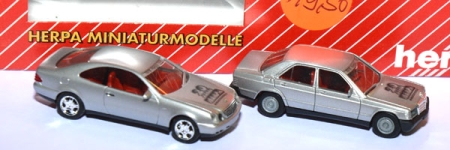 Mercedes-Benz Set 20 Jahre Herpa Miniaturmodelle silber
