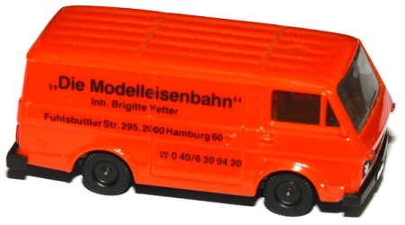 VW LT 28 Kasten Die Modelleisenbahn Inh. Brigitte Vetter Hamburg orange