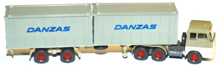 Hanomag-Henschel F 221 S Containersattelzug Danzas graubeige