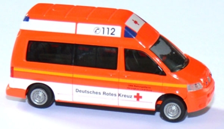 VW T5 Bus KTW DRK Herzogtum Lauenburg leuchtrot