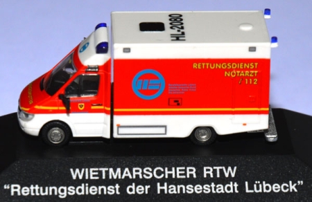 Mercedes-Benz Sprinter WAS RTW Rettungsdienst Hansestadt Lübeck