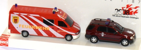 Mercedes-Benz M-Klasse und Sprinter Feuerwehr Böblingen