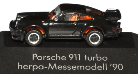 Porsche 911 Turbo Messemodell 90 schwarz