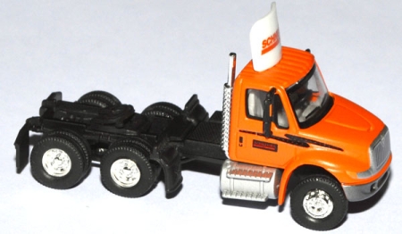 Boley International day cab tractor Schneider National orange