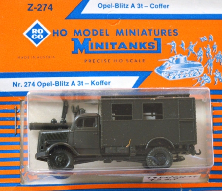 Opel Blitz 1939 Koffer Wehrmacht Militär grün