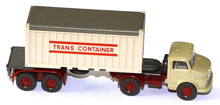 Mercedes-Benz LS 1413 open-top Containersattelzug Trans Container