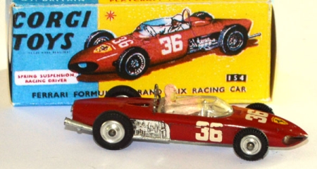 Ferrari F1 #36 Rennwagen rot 154