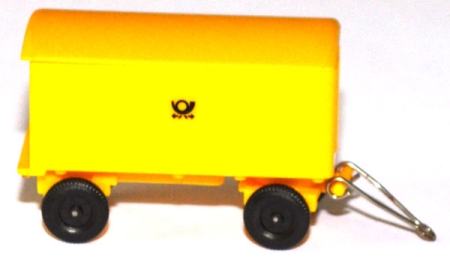 Koffer-Anhänger Post gelb