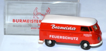 VW T1 Kasten Burmeister Feuerschutz rot