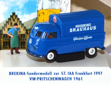 VW T1 Pritsche Frankfurter Brauhaus blau