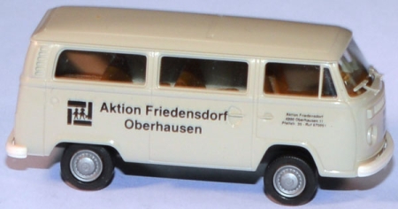 VW T2 Bus Aktion Friedensdorf Oberhausen Schulbus grau