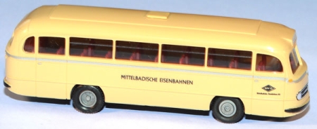 Mercedes-Benz Bus O 321 Mittelbadische Eisenbahnen creme