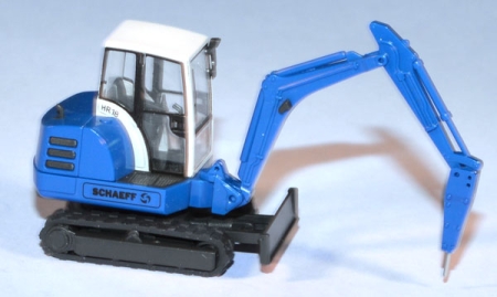 Schaeff HR 18 Minibagger Meißel enzianblau