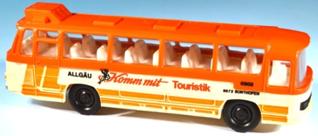 Mercedes-Benz O 302 Autobus Komm mit Touristik rot / cremeweiß