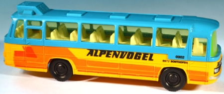 Mercedes-Benz O 302 Autobus Alpenvogel Sonthofen blau / gelb