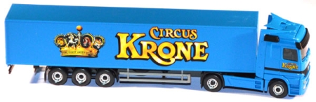 Mercedes-Benz Actros Koffersattelzug Circus Krone lichtblau