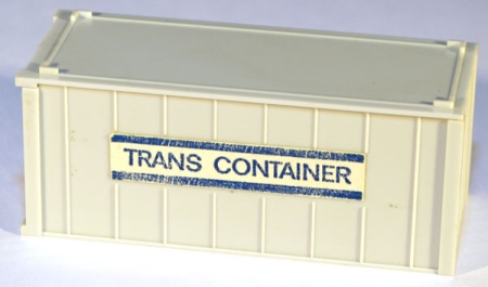 Container 20 ft. Trans Container altweiß