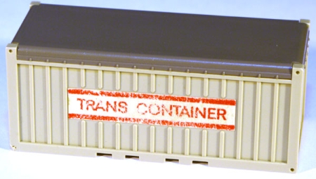 Container open-top 20 ft. Trans Container grünlichbeige