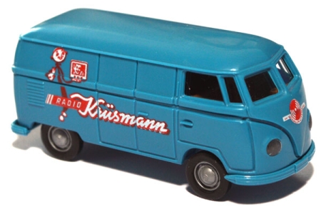 VW T1 Kasten Radio Krüsmann blau