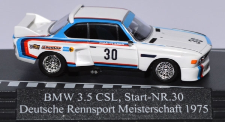 BMW 3.5 CSL Rennwagen Start-Nr. 30 weiß 40302