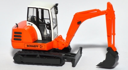 Schaeff HR 18 Minibagger Terex Tieflöffel hellorange