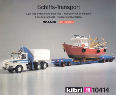 Scania T142 E mit Scheuerle - Schiffstransport 10414