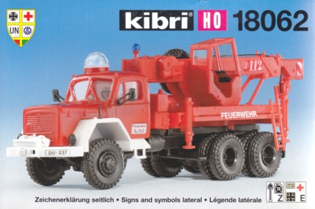 Magirus-Deutz mit Bilstein Kran-Aufbau Feuerwehr 18062