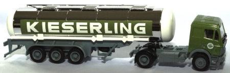 Mercedes-Benz NG 1632 Chrom-Tanksattelzug Kieserling grün