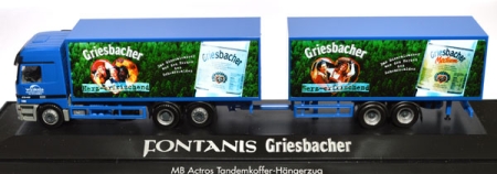 Mercedes-Benz Actros L Tandem-Getränkekoffer-Händerzug Winkels