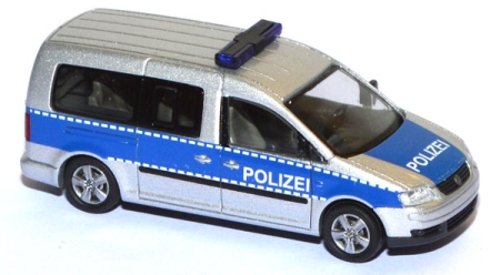 VW Caddy Maxi Polizei blau