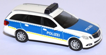 Mercedes-Benz E-Klasse T-Modell Autobahnpolizei blau 44268