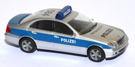 Mercedes-Benz E-Klasse (W211) Polizei Hamburg 584 blau