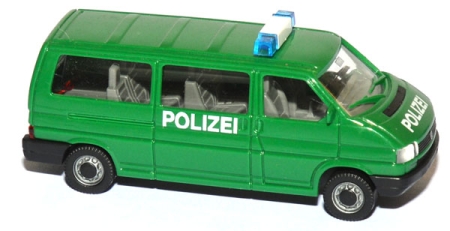 VW T4 Bus Caravelle Polizei grün