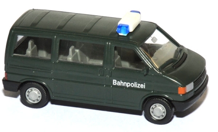 VW T4 Bus Caravelle Bahnpolizei grün