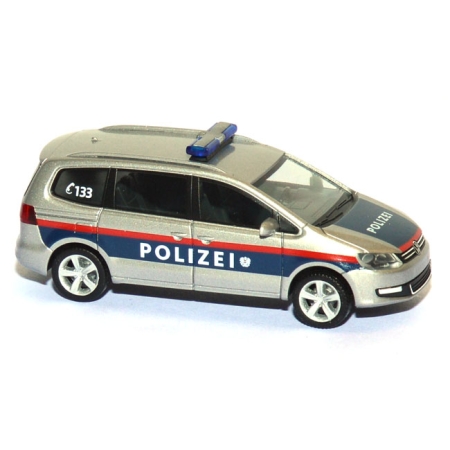 VW Sharan Autobahnpolizei Österreich blau