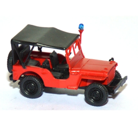 Willys Jeep Feuerwehr rot